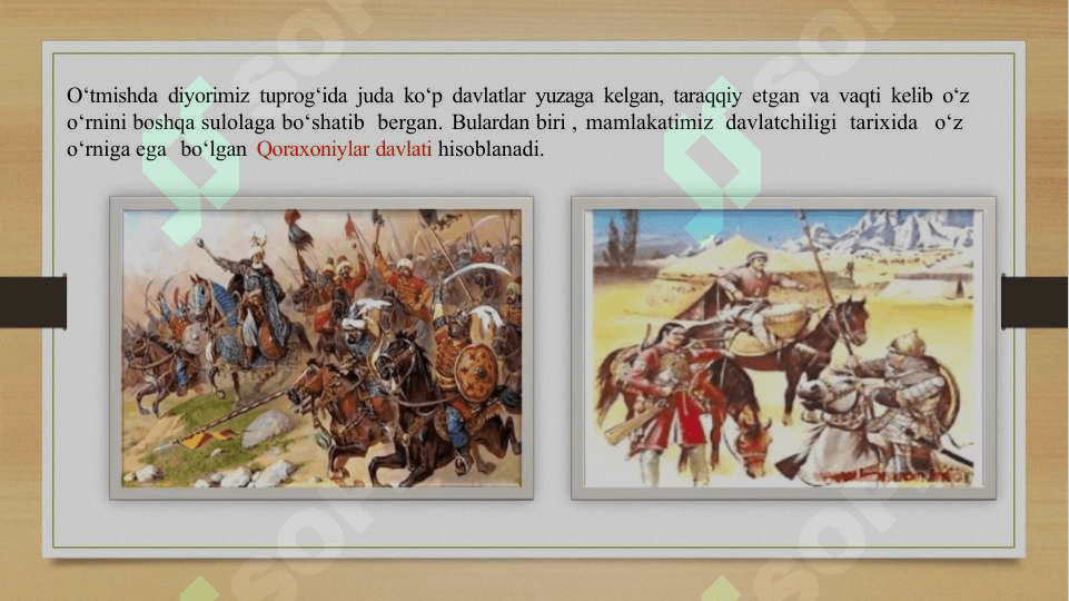 Qoraxoniylar va Qoraxitoylar davlati 2