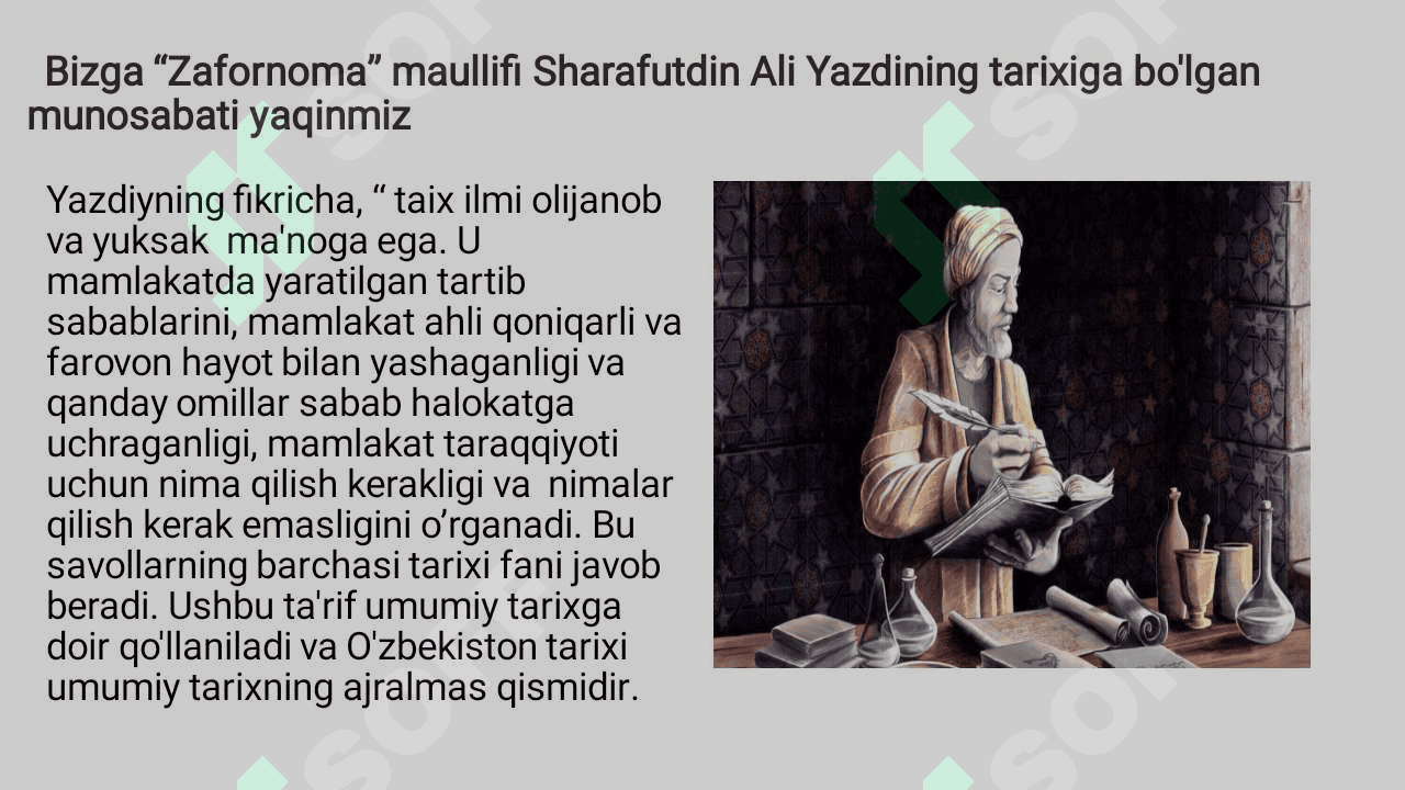 O'ZBEKISTON TARIXI FANIGA KIRISH 6