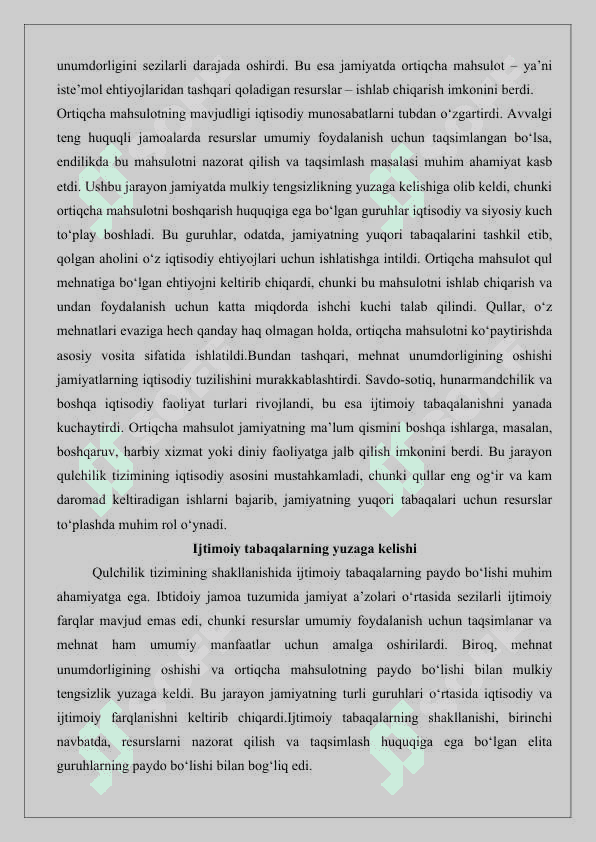 Qulchilikning vujudga kelishi va dastlabki davlat birlashmalari 25 3