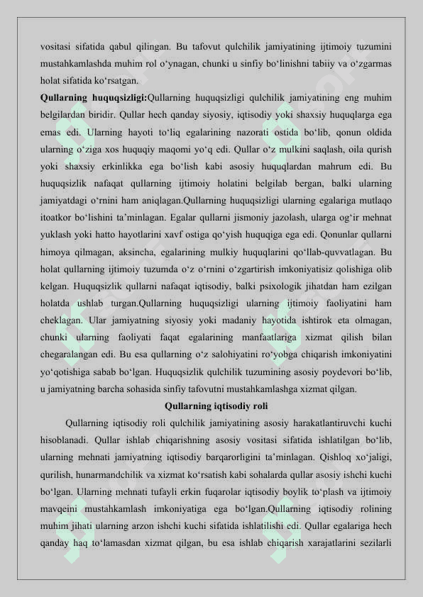 Qulchilikning vujudga kelishi va dastlabki davlat birlashmalari 25 7