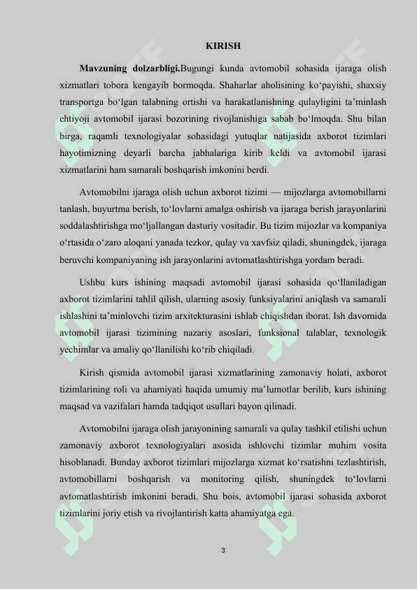 AVTOMOBILNI IJARAGA OLISH UCHUN AXBOROT TIZIMI 3