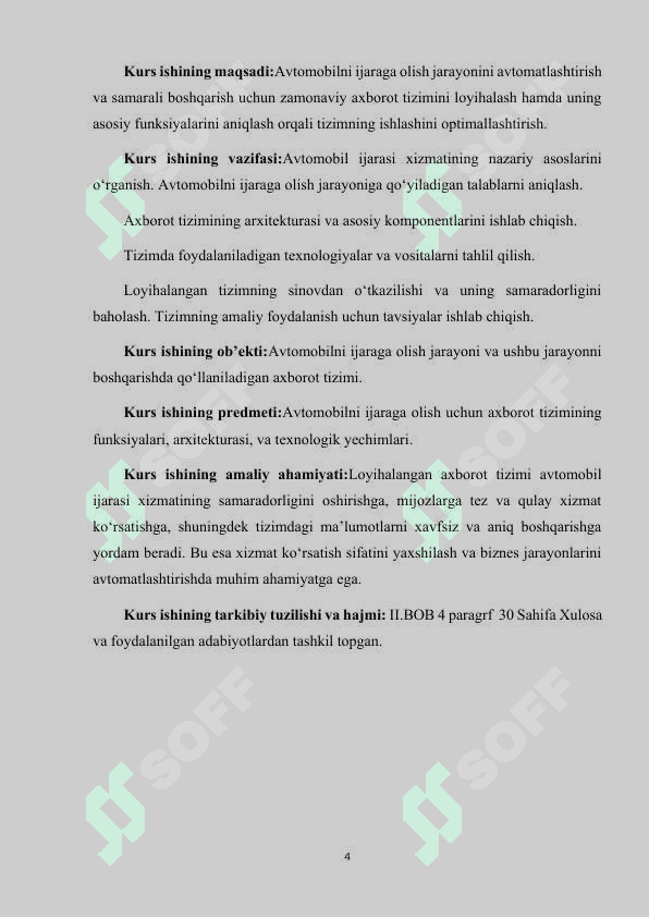 AVTOMOBILNI IJARAGA OLISH UCHUN AXBOROT TIZIMI 4