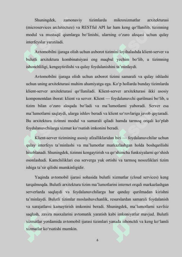 AVTOMOBILNI IJARAGA OLISH UCHUN AXBOROT TIZIMI 6