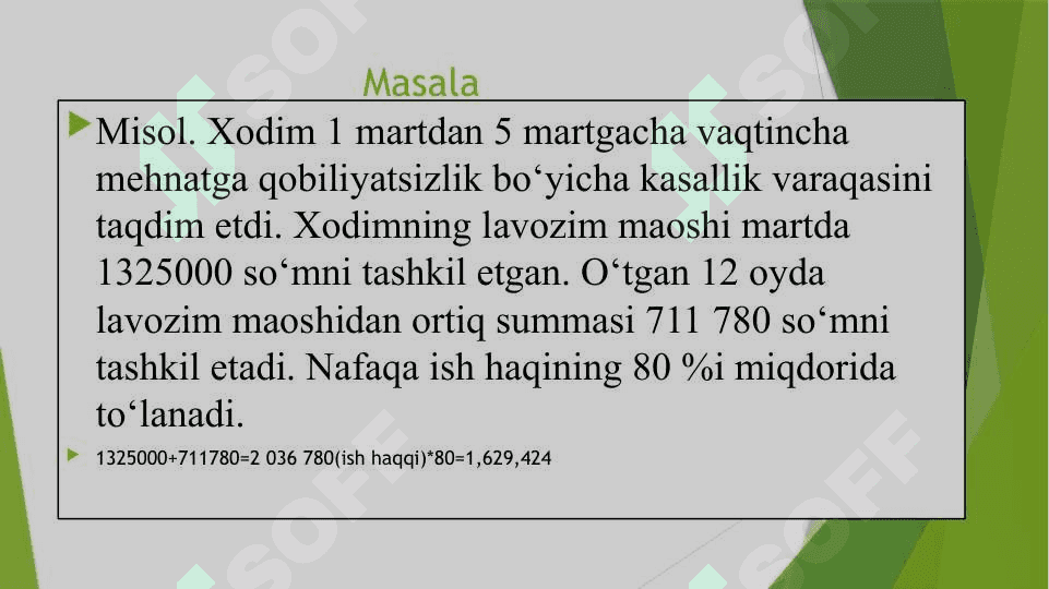 Mehnat va unga haq to’lash hisobi tahlili 3