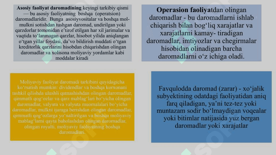Moliyaviy natijalar hisobi tahlili 7