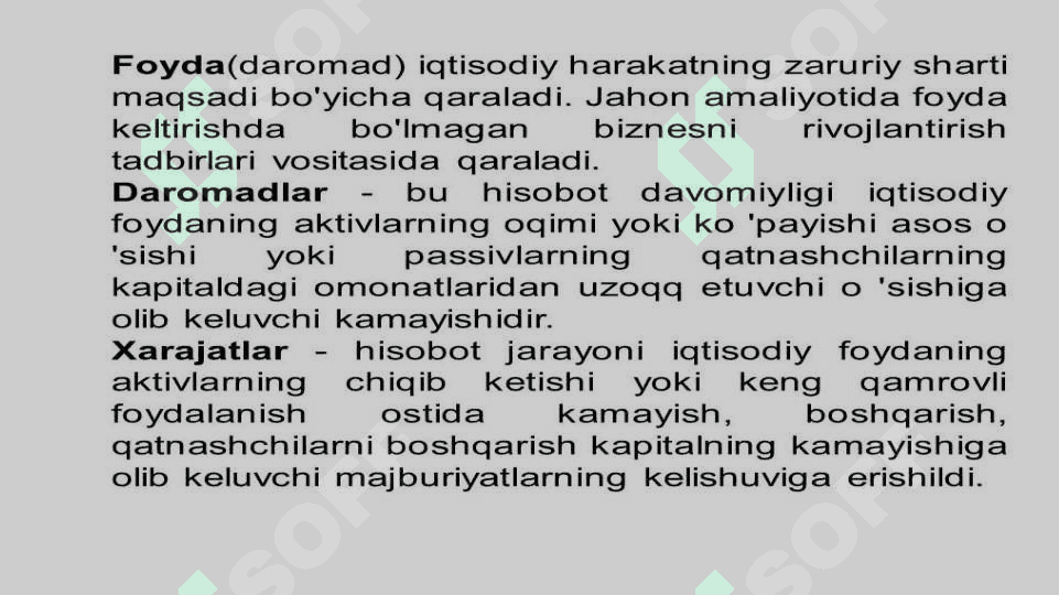 Moliyaviy natijalar hisobi tahlili 8