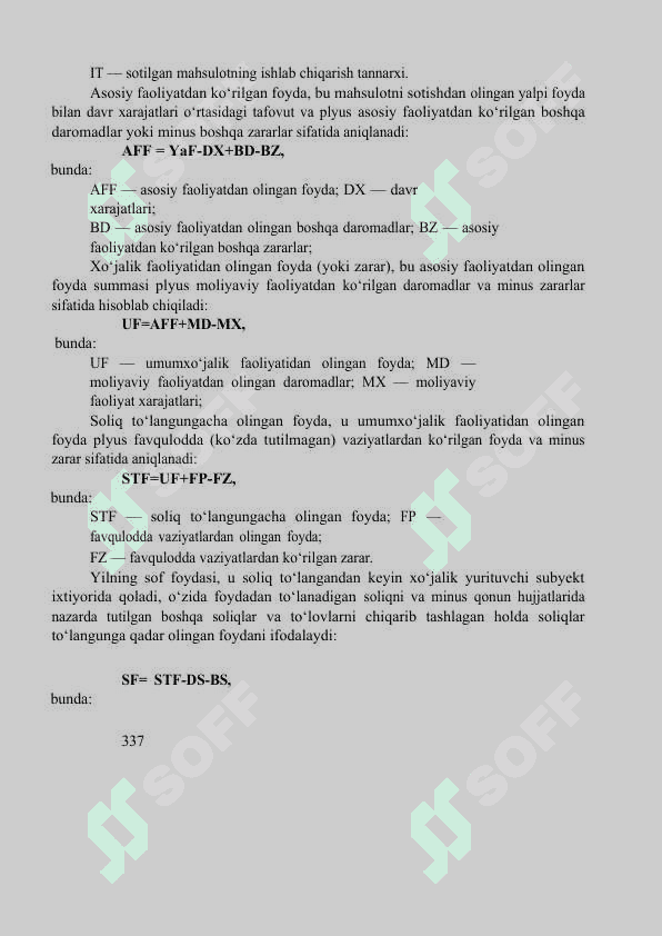 MOLIYAVIY NATIJALAR HISOBI 8