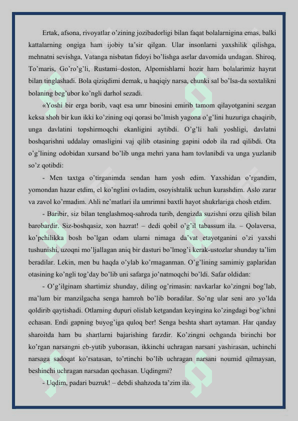 Bola tarbiyasida oila, o’quv yurti, mahalla va jamoatchilik hamkorligi 7
