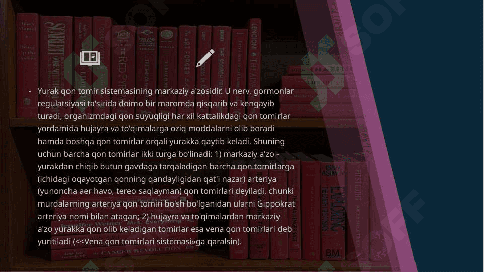 Mavzu: Qon tomirlar 4