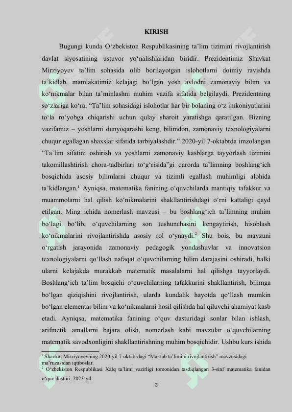 3-sinf oʻquvchilariga ming ichida nomerlashni oʻrgatish metodikasi 3