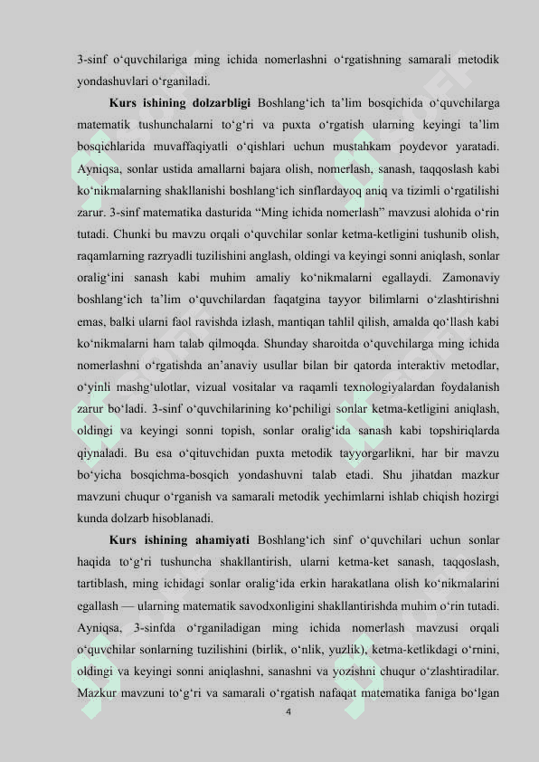 3-sinf oʻquvchilariga ming ichida nomerlashni oʻrgatish metodikasi 4