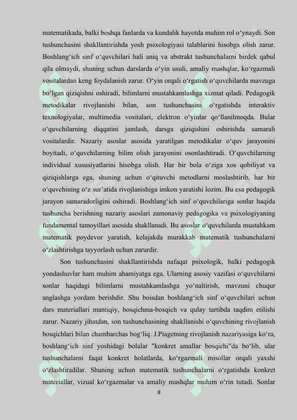 3-sinf oʻquvchilariga ming ichida nomerlashni oʻrgatish metodikasi 8