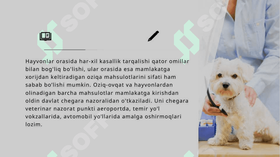 Mavzu: Veterenariyada biotexnologiyadan foydalanish 3