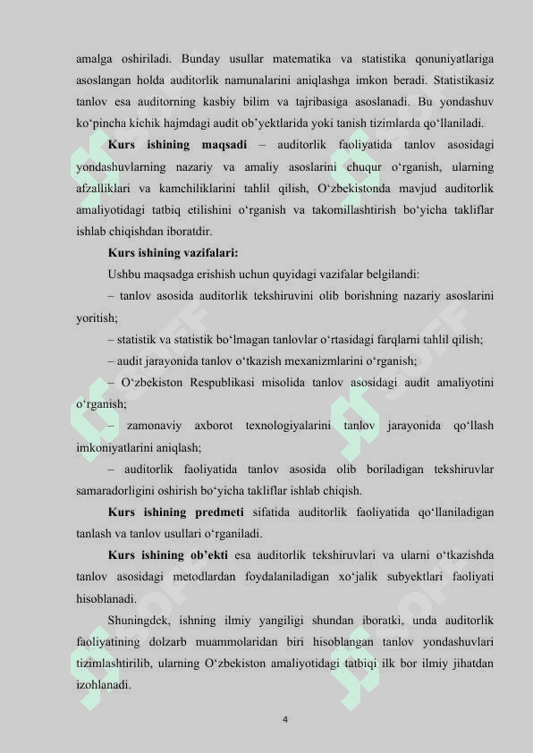 AUDITDA TANLASH VA TANLOV O'TKAZISH USULLARI..doc 3
