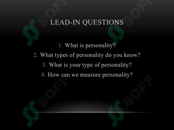 Personality 3