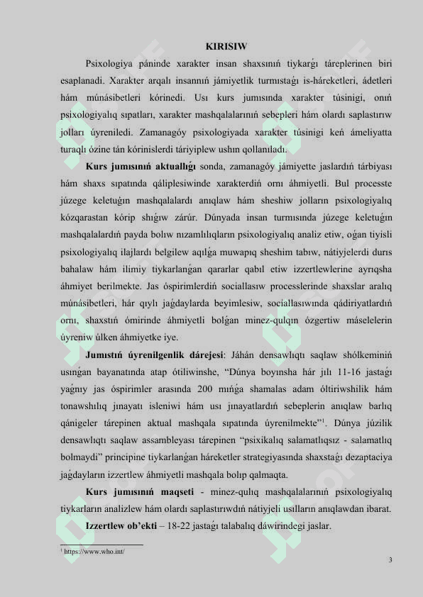 Psixologiyada xarakter mashqalası 3
