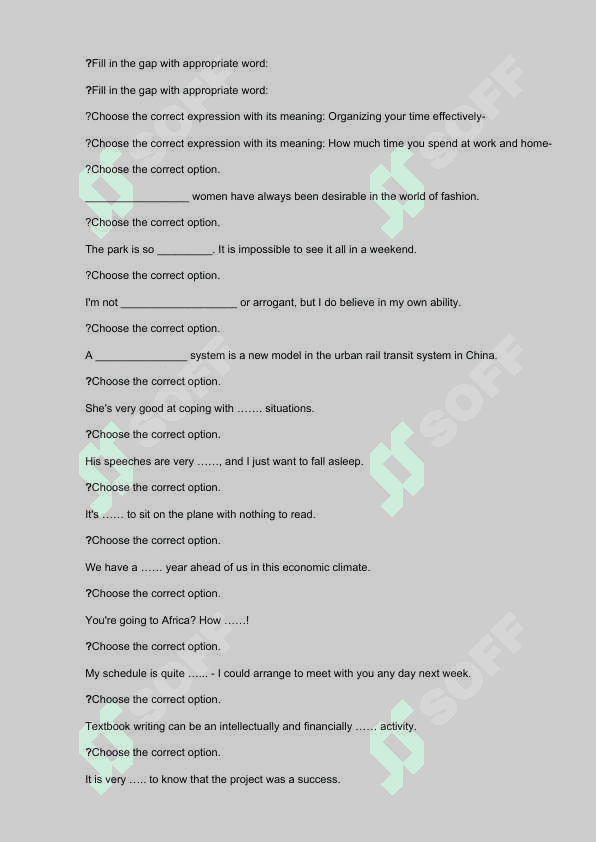 English questions (with answers) 4