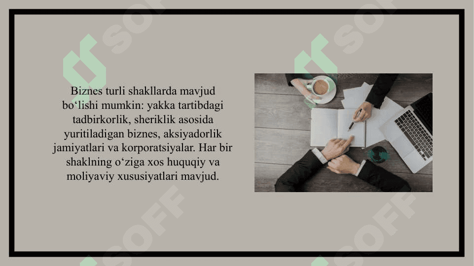 Biznesni iqtisodiyotda tutgan o’rni 3