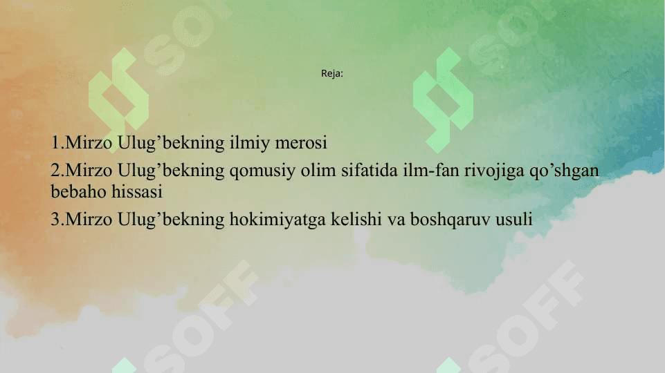 Mirzo Ulug‘bek buyuk alloma va davlat arbobi 2