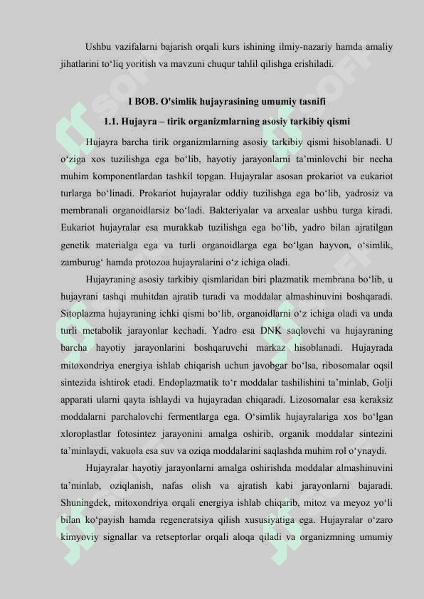 O‘simlik hujayrasi strukturalari va ularning funksiyalari 7