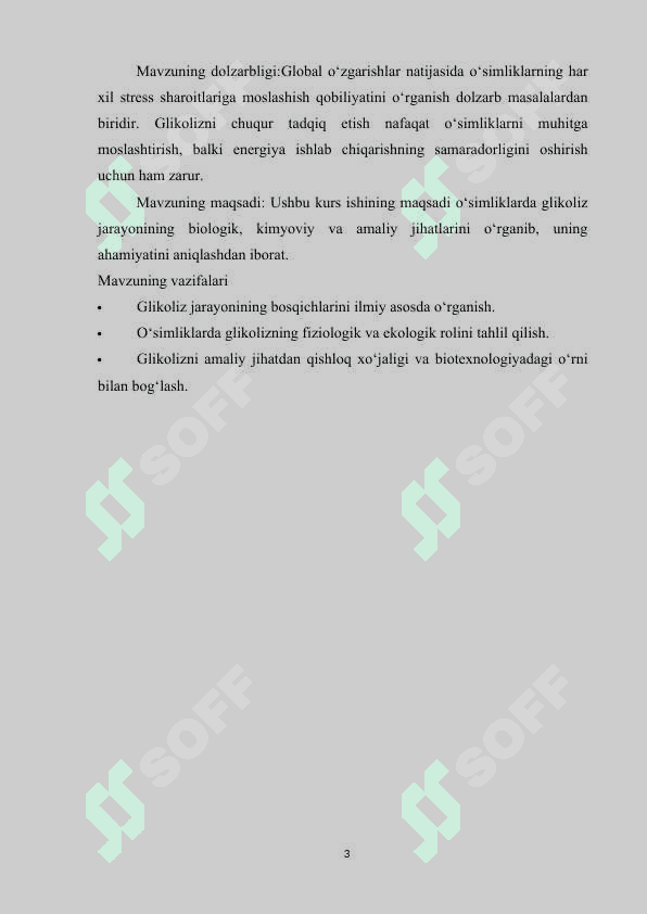 O‘simliklarda glikoliz va uning ahamiyati 3