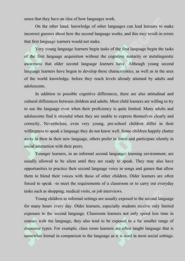 Teaching English to children at a primary school applying new methods 7
