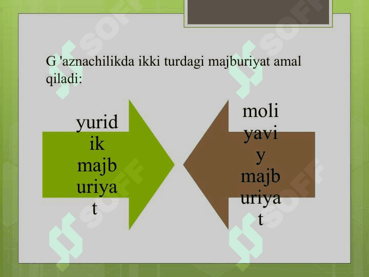 G‘aznachilikda yuridik majburiyatlar va narxlar monitoringi 7