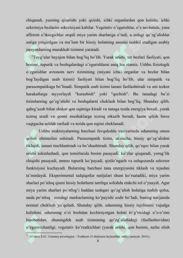 Emotsiyaning pedagogik sohada roli va funksiyalari 8