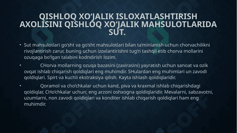 Sanoat qoldiqlari ozuqaviy qiymati va hayvonlarni oziqlantirishda qo’llanilishi 3