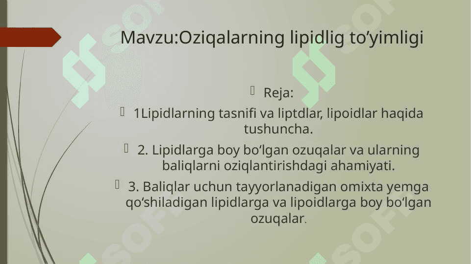 Oziqlantirish va ozuqa tahlili 2