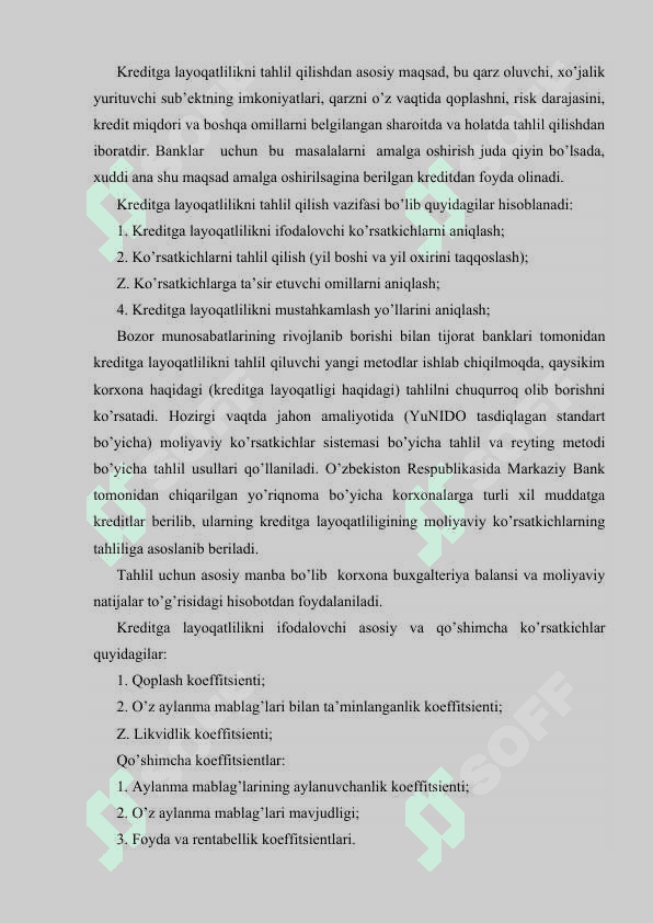 Investitsiya faoliyatini kreditlash 6