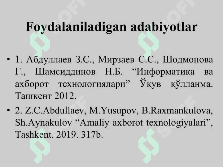 Lokal, mintaqaviy va global tarmoqlar. Kompyuter tarmoqlari strukturasi. Kompyuter tarmoqlari arxitekturasi 2