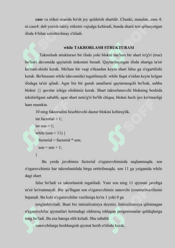 С++ DA STRUKTURALASHGAN TOIFALAR. 8