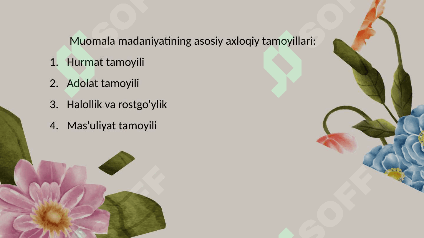 Muomala madaniyatidagi axloqiy me'yorlar 3