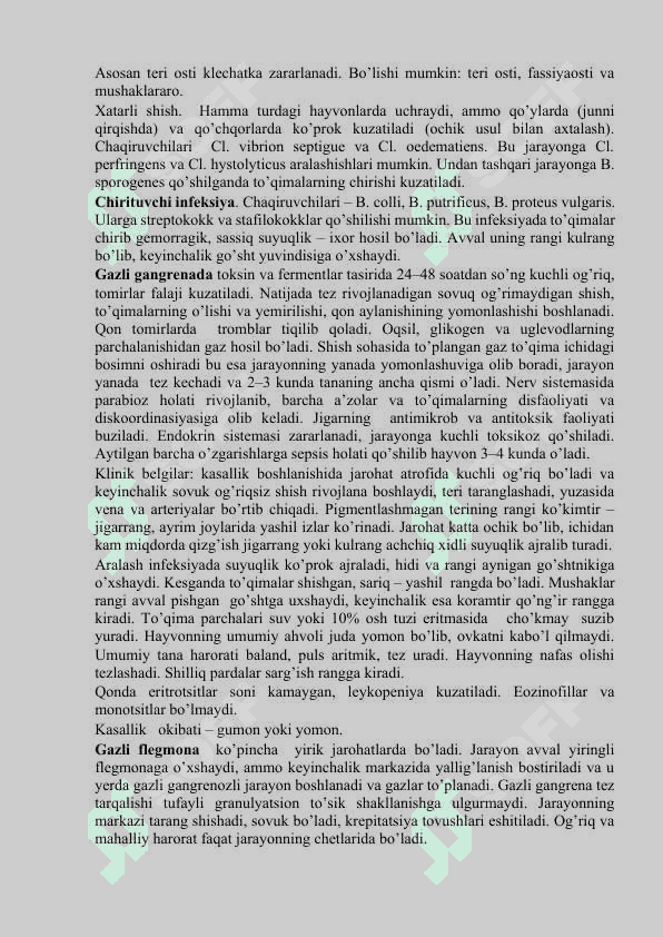 Patogen anaerob klostridial boʻlmagan infeksiya qoʻzgʻatuvchilari kasalliklar patogenezi labarator tashhisi 4