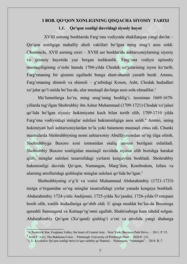 QOʻQON XONLIGIDA DAVLAT BOSHQARUVI 7