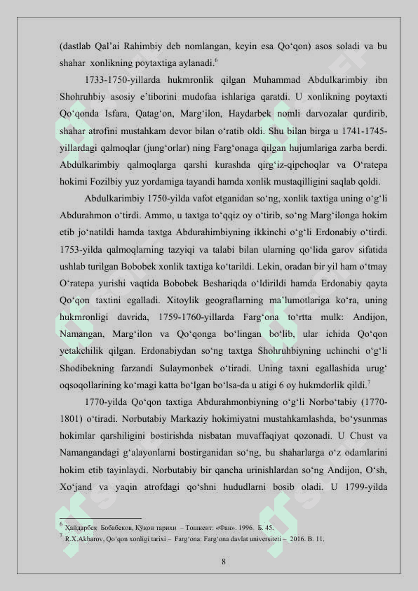 QOʻQON XONLIGIDA DAVLAT BOSHQARUVI 8