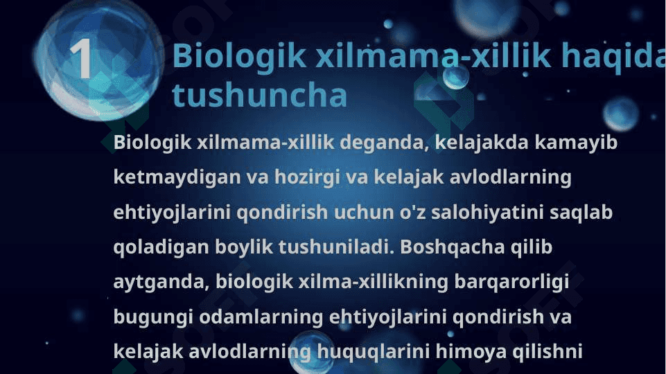 Biologik xilmama-xillikni saqlashga zamonaviy yondashuvlar  pptx 3