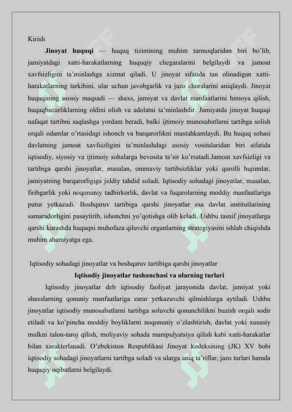 Iqtisodiy soxasidagi, boshqaruv  tartibiga jamoat  xavfsizligi  va  tartibigiga qarshi jinoyatlar 25 2
