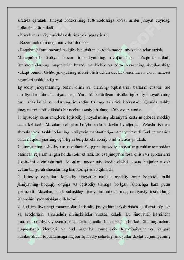 Iqtisodiy soxasidagi, boshqaruv  tartibiga jamoat  xavfsizligi  va  tartibigiga qarshi jinoyatlar 25 5