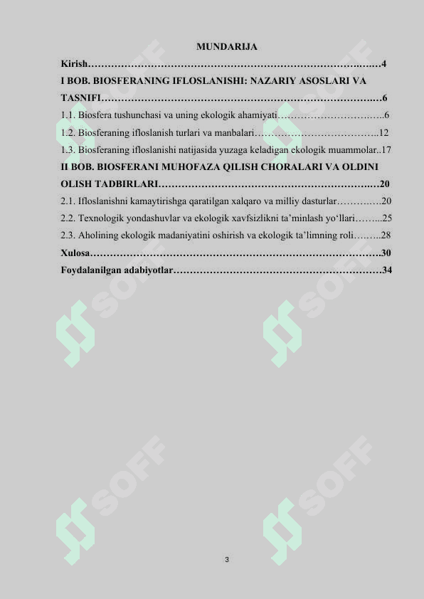 Biosferaning ifloslanishi va uning oldini olish masalasi 3