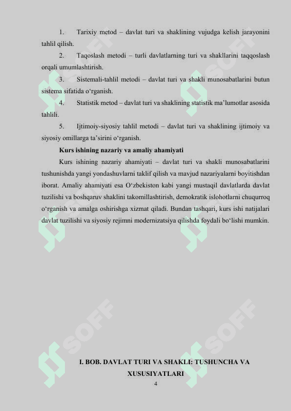 DAVLAT TURI VA SHAKLI O‘RTASIDAGI MUNOSABAT 4