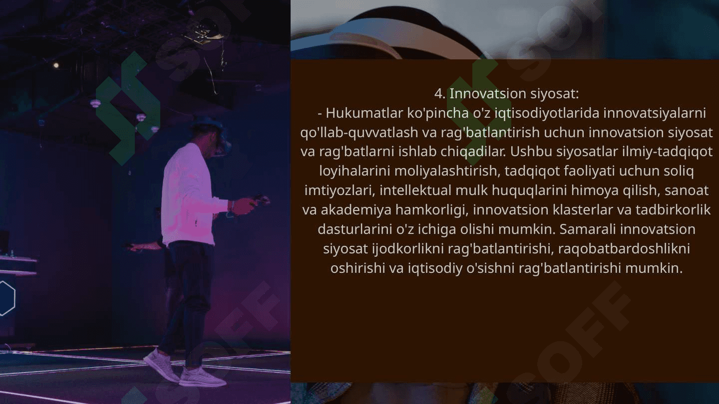 Innovatsion jarayonlarning iqtisodiy mohiyatini tahlil qilish 7