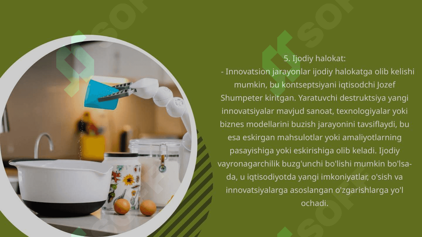 Innovatsion jarayonlarning iqtisodiy mohiyatini tahlil qilish 8