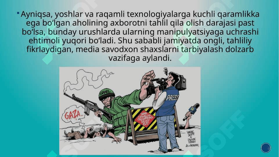 Axborot  urushlari  davrida media  madaniyatni  o‘rni 5