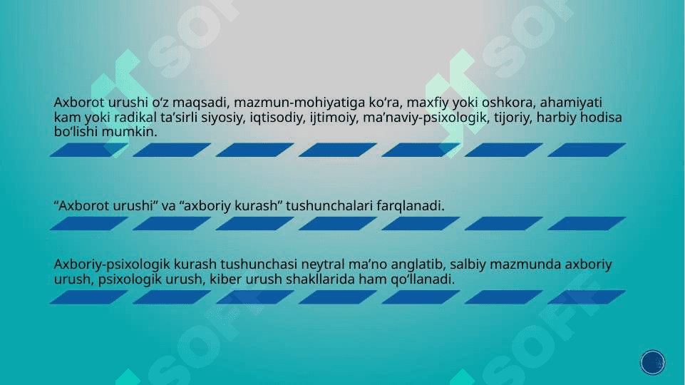 Axborot  urushlari  davrida media  madaniyatni  o‘rni 8