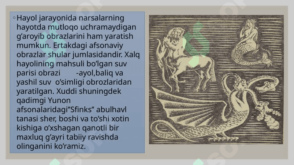 hayol haqida tushuncha, tasavvur haqida tushuncha 7