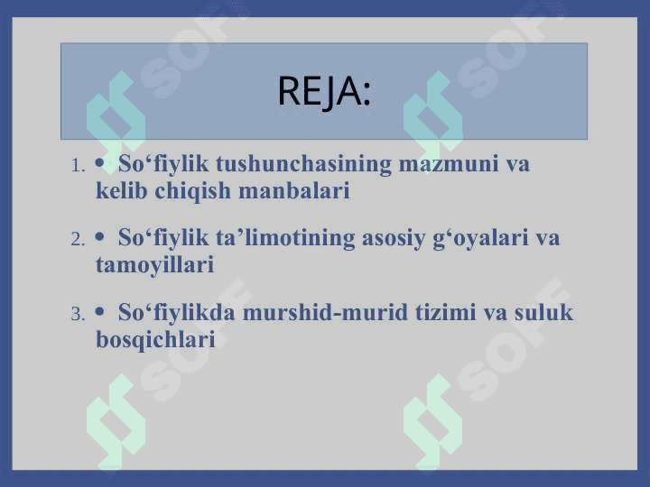 So'fiylik ta'limoti 2