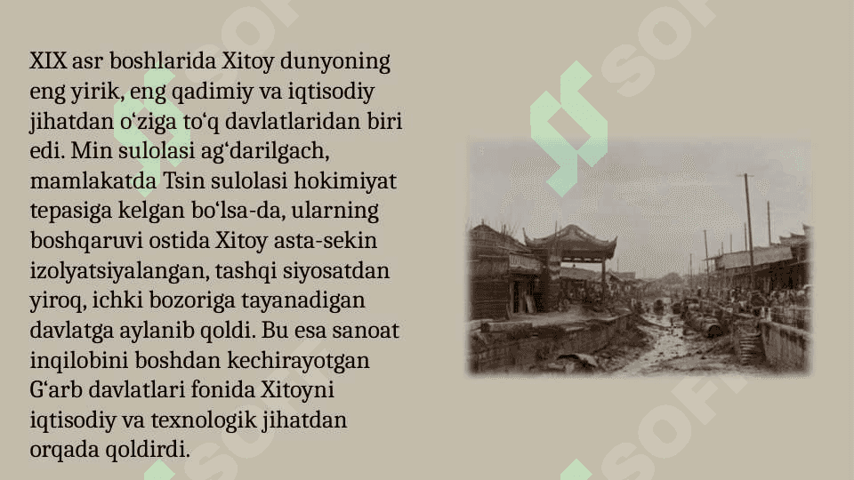 XITOY YARIM MUSTAMLAGA AYLANTIRISH 3