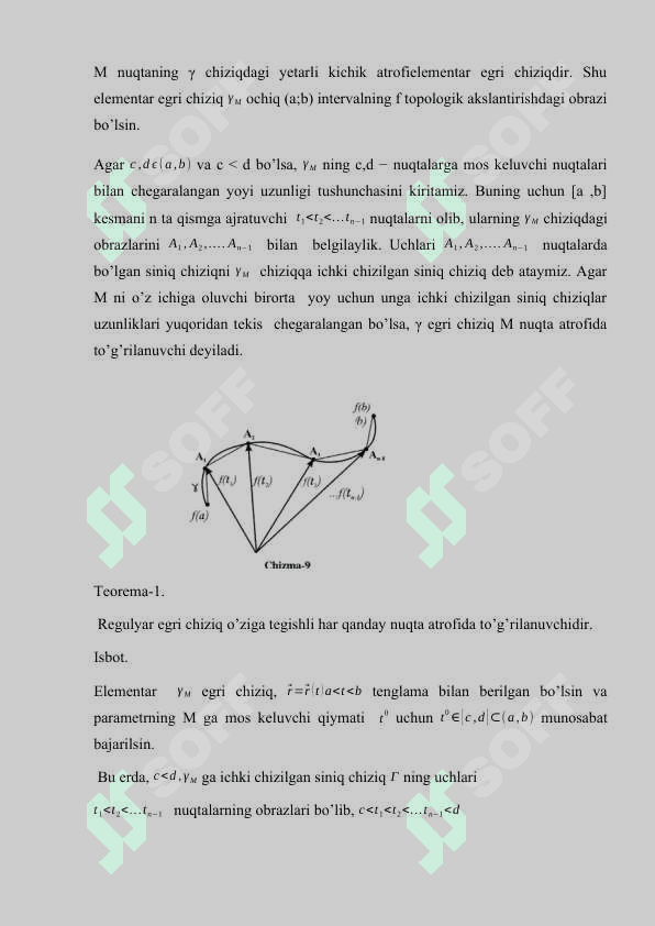 Egri chiziqning parametrik tenglamalari 6